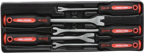 Neiko 20596B Auto Trim Panel Removal Tool Set with Soft Grip (5 Piece)