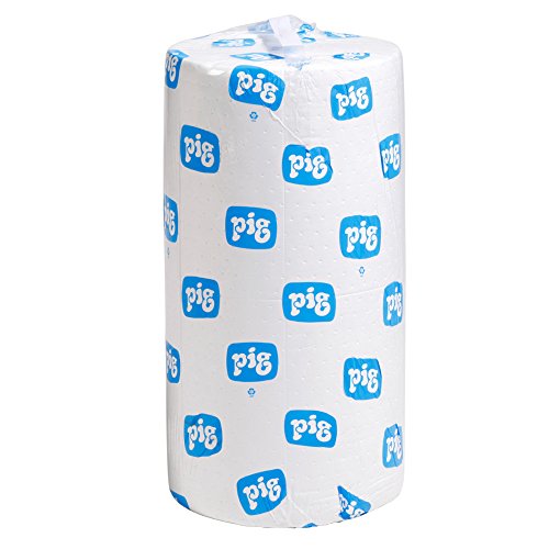 PIG Oil Mat - Oil-Only Absorbent Mat Roll - 1 Roll - 30" x 200' Roll - Absorbs up to 42.5 gallons per Roll - MAT461 - size: 30" x 200'
