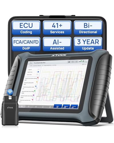 XTOOL IP900BT ECU Coding OBD2 Scanner, ADAS Calibration Diagnostic Tool | AI-Assisted Wireless Scan Tool, 3-Y Fr ee Update, 41+Reset, 4000+ Bidirectional Control, FCA/CAN FD/DoIP, PMI