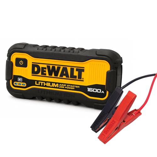 DeWalt DXAELJ16 1600 Peak Amp Jump Starter Battery Booster with USB Power Station - size: 1600 Peak Amp