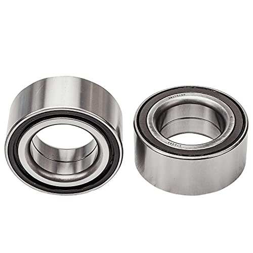 Detroit Axle - Pair Front Wheel Bearings for Honda Accord 2008-2012, Accord Crosstour 2010-2011, Crosstour 2012-2015, Acura TL TSX 2009-2014 with ABS - style: 510095 x2/Pair