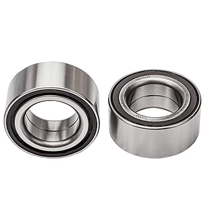 Detroit Axle - Pair Front Wheel Bearings for Honda Accord 2008-2012, Accord Crosstour 2010-2011, Crosstour 2012-2015, Acura TL TSX 2009-2014 with ABS - style: 510095 x2/Pair
