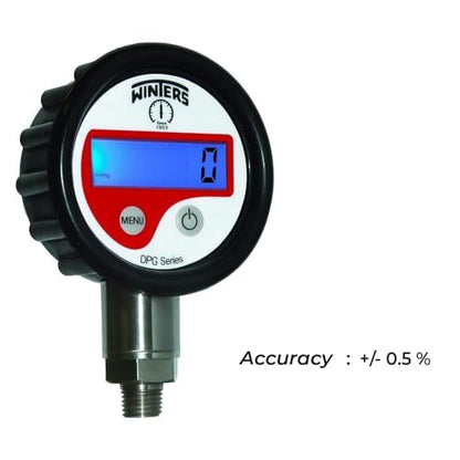 Digital Pressure Gauge (Range: 0 to 700 Bar / 0 to 10152 Psi) Certified Calibrated | Hydraulic Pressure Gauge | Industrial Pressure Gauge | tire Pressure Gauge | Model: DPG
