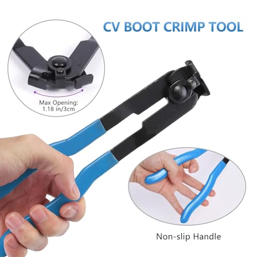 2PCS CV Joint Boot Clamp Pliers for Automotive Repair Hose & Ear Clamp Tool Kit Dust Sleeve Ball Cage Disassembly Tools