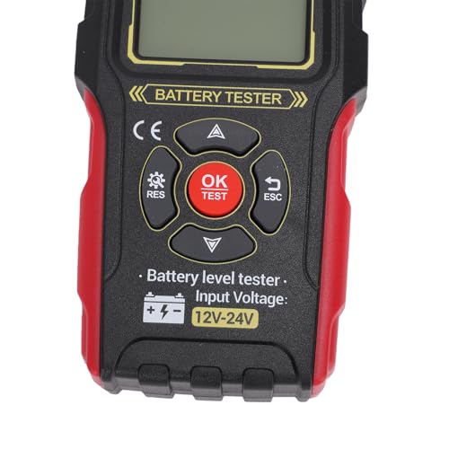 Generic Battery Health Checker Digital Battery Analyzer Suitable for Cars Motorcycles Electric Vehicles Portable Car Life Diagnostic Tool 12V 24V Universal