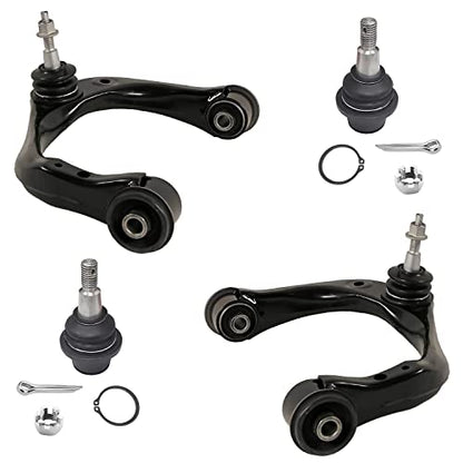 Detroit Axle - 4pc Front End Kit for 18-21 Ford Expedition Lincoln Navigator, 15-20 F-150, 2 Upper Control Arms w/Ball Joint 2 Lower Ball Joints 2015 2016 2017 2018 2019 2020 2021 Replacement - size: 4CS48161/4PC