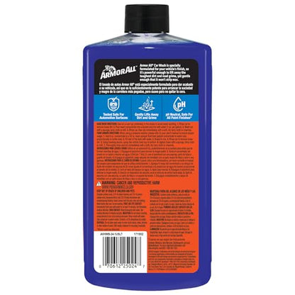 Armor All Car Wash Soap, Powerful Car Cleaner Foam Soap That Lifts Away Dirt, and Preserves Wax, 24 Fl Oz
