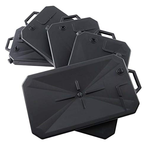 SLMOTO ABS Low Profile Oil Drain Pan w/Spout for Harley Electra Glide Standard FLHT 5PCS - size: 5PCS Oil Drain Pan for Motorcycles