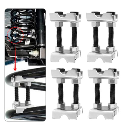 4PCS Coil Spring Spacer,2 Way Adjustable Coil Spring Compressor Tool Keep Springs Aligned & Shock Absorber,Automotive Strut Spring Compressor Suitable for Cars,SUVs,Trucks (4PCS)