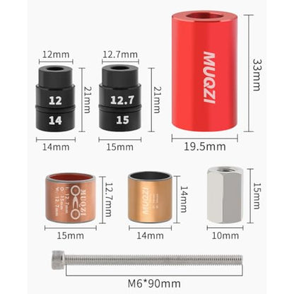 Bicycle Shock Bushing Tool, Rear Shock Bushing Removal and Installation Kit, 475