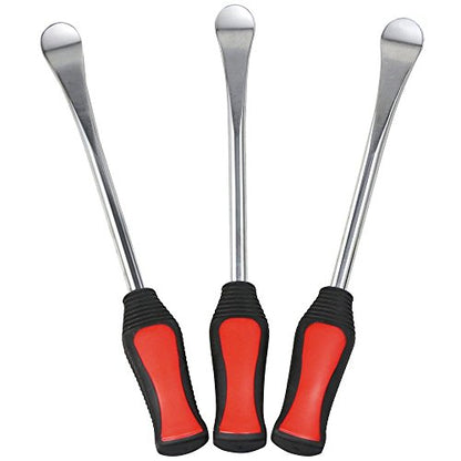 3 Pack Tire Spoon Lever Iron Tool Motorcycle Bike Tire Change Kit Pry Bars | WAHEYNAO Tire Chaning Repair Tool Steel