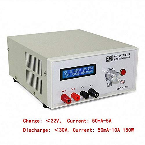Digital Li-ion Battery Charge Capacity Tester - LCD Battery Charger Checker Analyzer - Mobile Power Head Test - style: EBC-A10H Battery Capacity Tester