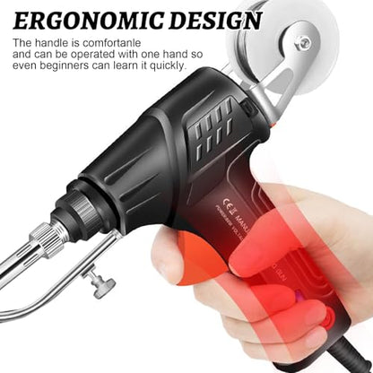 Soldering Iron Kit,60w 110v Corded Electric Welding Gun with Welding Wire,Versatile Portable Manual Soldering Gun,for Electronic Repair, Home Appliance Repair, DIY