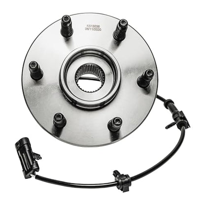 Detroit Axle - 4WD 2 Front Wheel Bearing Hubs for 1999-2006 Chevrolet Silverado 1500 GMC Sierra 1500 Avalanche Yukon XL Suburban 1500 Tahoe Cadillac Escalade EXT ESV, Wheel Hub and Bearings Assembly - style: 2W2800204/Pair