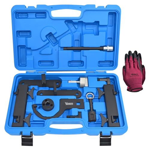 Camshaft Alignment Tool Kit with Fuel Pump, Fuel Injector Remover Tool | Compatible with Land Rover Jaguar Discovery 4 Range Rover Sport V8 5.0L V6 3.0L Engine, 303-1445, 303-1448, 303-1452