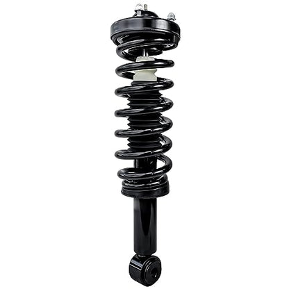 Detroit Axle - RWD Front Struts for 2009-2013 Ford F-150, Complete 2 Struts with Coil Spring 2010 2011 2012 Replacement Suspension Quick Install Ready Strut Shocks Assembly - size: 171140-DA x2/PAIR