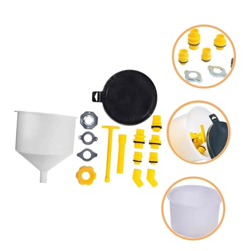 Radiator Funnel Kit Automotive Coolant Filling with Elbows for and Refills for Engine Flush and Coolant Transfer