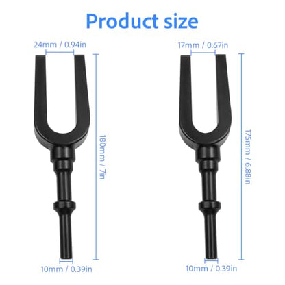 Pneumatic Separating Fork Set 17mm 24mm For Air Hammer Ball Joint Fork | Joint Separator Pickle Fork Air Hammer Breaker Bits For Air Hammer For Ball Joints Tie Rods Pitman Arms Shank Pneumatic Tool