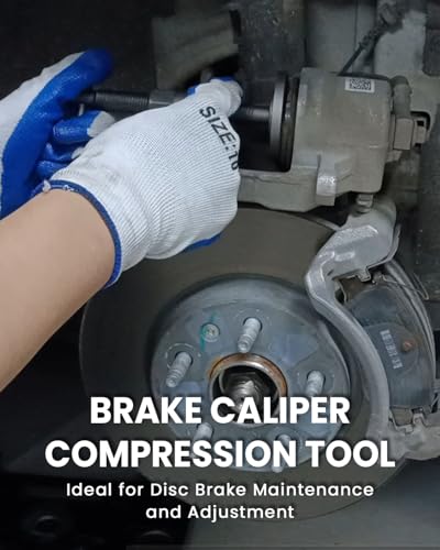 SIXIWANZI Brake Caliper Tool Heavy Duty Brake Caliper Compression Tool Blue 24pc - color: BLUE
