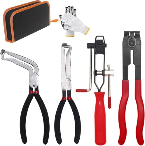 Electrical Connection Pliers CV Joint Boot Tool For Auto UTV ATV | Electrical Connection Pliers 60 Degree Electrical Disconnect Plier CV Boot Clamp Pliers CV Joint Boot Clamp Tool ﻿