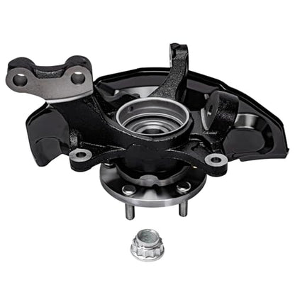 Detroit Axle - Front 4pc Steering Knuckles Kit for 07-09 Toyota Camry, 2 Steering Knuckles & Wheel Bearing Hubs 2 Outer Tie Rods 2007 2008 2009 Replacement - size: 4SU48725/Kit