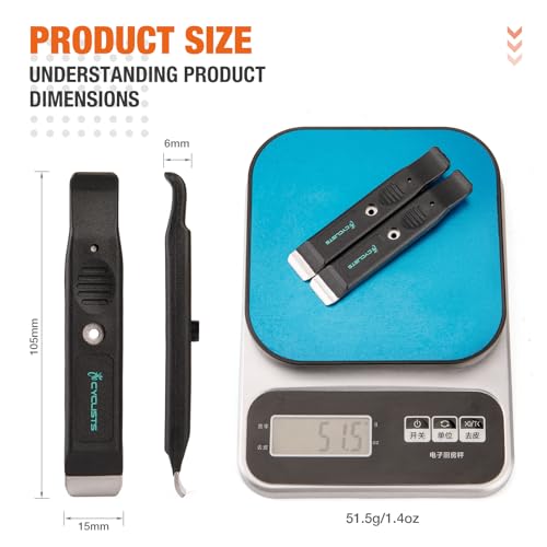 cyclists Bike Tire Lever – Bicycle Tire Levers Tool Set for Removal, Changing, and Repair, No-Scratch, Heavy-Duty for Road, Mountain & City Bikes