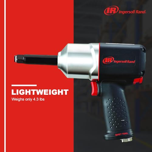 Ingersoll Rand 2135QXPA-2 1/2" Quiet Air Impact Wrench, Pistol Grip, 2" Extended Anvil, 780 Ft-Lbs Max Reverse Torque - style: 2135QXPA2