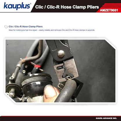 Clic-R Collar Hose Clamp Pliers, CV Boot Clamp Pliers for Reusable Clic and Clic-R Hose Clamps, Automotive Cooling & Fuel Line Repair Tool