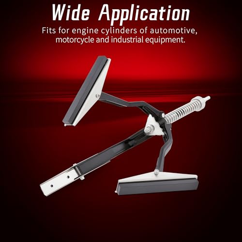 Cylinder Hone Tool, Adjustable Engine Cylinder Honing Tool for Grinding Holes from 2" to 7" in Diameter, Brake Piston Servicing Tools with Extra 3PC 4" Long Stones 220 Grit - size: 3pc 4"