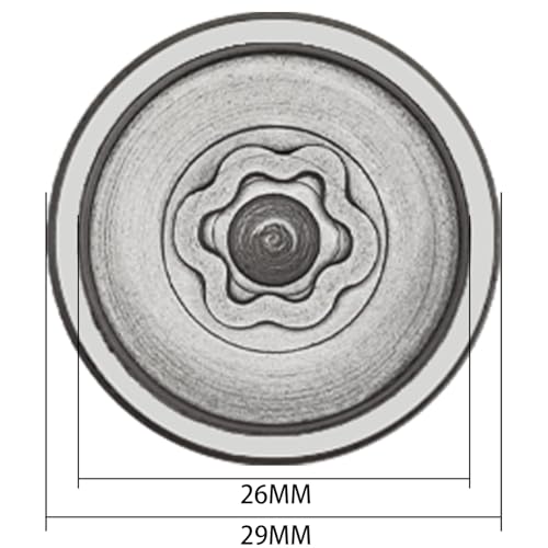 076 Wheel Locking Nut Key for BMW Mini, Socket (OD 29mm-ID 26mm) | Wheel Lock Nut Socket Adapter, Anti-Theft Lug Nut Removal Tool, Anti-Theft Screw Remover, Repair Tool, Tyre Fitting, garage - size: Socket 076