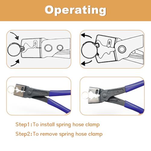 Hose Clamp Pliers Clic and Clic-R Blue CV Boot Clamp Pliers Maintenance Tools for Automobile DD034