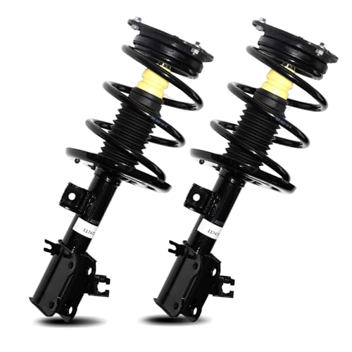 Front Struts Assembly w/Coil Spring 172392 172393, Set of 2 | Shock Absorbers Replacement for 2007-2012 Nissan Altima 2.5L Models Only