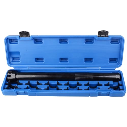 DAYUAN 13Pcs Inner Tie Rod Wrench Kit Installer Remover Tool Kit | Efficient Tie Rod Removal , 12 Crowfoot Adapters，29-42mm & 1-3/16"-1-1/2"，Forged Steel，1/2" Drive，Storage Case - size: 13Pcs-Blue
