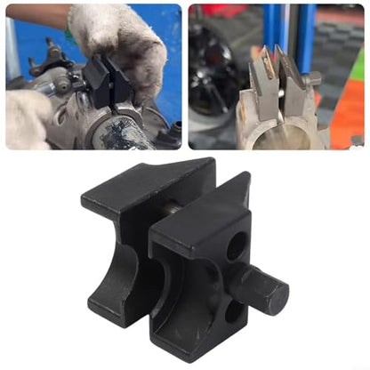 Ball Joint Separator Tool High Carbon Steel Pitman Arm Puller for Tie Rod End Removal Front End for service Kit Fit Black(A) - size: A