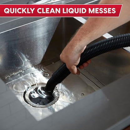 Vacmaster VOC508S 1101 5-Gal 4 Peak HP Stainless Steel Wet/Dry Vac Red - size: 5 Gal