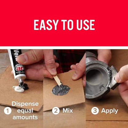 J-B Weld Original Epoxy, Steel Reinforced Epoxy, High Strength - 2 Pack, Dark Grey (8265S-2) - size: 2 oz - 2 pack