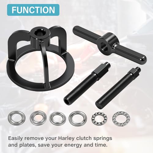 Clutch Spring Compressor Compression Tool Replacement for Harley Davidson Softail Touring Sportster XL XLH 883 1200 Dyna Buell Models 1990-2017 Replace HD-38515A