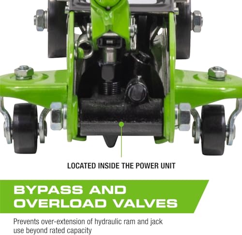 ARCAN 2-Ton Steel Low Profile Compact Floor Jack, Model A20013