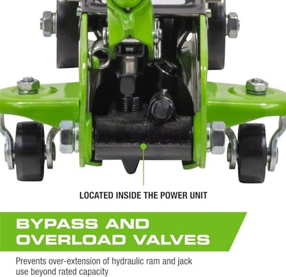 ARCAN 2-Ton Steel Low Profile Compact Floor Jack, Model A20013