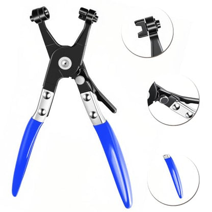 Hose Clamp Pliers Heavy Duty Hose Clamp Removal Tool Clamp Pliers Set Flexible Hose Clamps Plier Non Slip Handle for Clamping Twisting Welding
