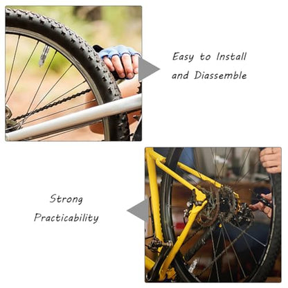 Presta Valve Core Kit Valve Stem Removal Tool Detachable Universal for Tubeless Road MTB Bike Bicycle Tires Repair 10pcs