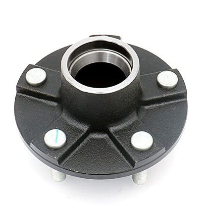 5 Bolt on 4-1/2 Inch Circle Hub Assembly Includes (1) 1-1/16 Inch Straight Spindle & Bearings - size: UT GL4853E*1