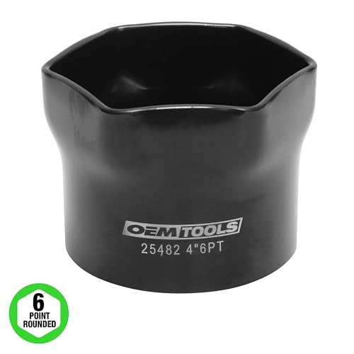 OEMTOOLS 25482 4 Inch Truck Wheel Bearing Locknut Wrench, Removes and Installs Locknuts Without Damage, High Grade Steel, Wheel Bearing Removal Tool - size: 4", style: 6-Point