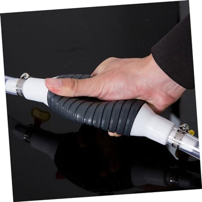 Portable Hand Siphon Pump Kit for Fuel Transfer Universal Liquid Sucker for Diesel and Water Includes Flexible Hose for Automotive and Outdoor Use