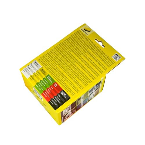 Premium Drill Brush Professional – Medium-Soft 5 in Yellow | Scratch-Free Cleaning Brush for Tile, Grout, Bathtub, Shower, Fibreglass and Ceramic Surfaces - color: Yellow
