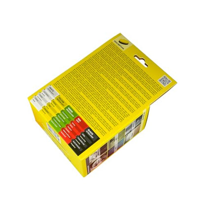 Premium Drill Brush Professional – Medium-Soft 5 in Yellow | Scratch-Free Cleaning Brush for Tile, Grout, Bathtub, Shower, Fibreglass and Ceramic Surfaces - color: Yellow