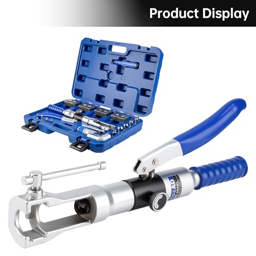 Hydraulic Flaring Tool Kit for 3/16 to 7/8 inch and Swaging Tools Soft HAVE Copper Tube Extrusion Type Water Gas Line Automotive Plumbing,Not for Brakeline Fuel Transmission Brake Line