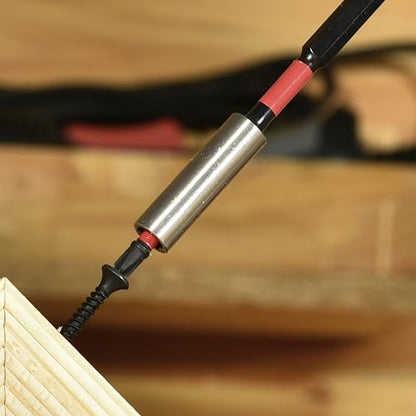 Geinxurn Impact Tough #2 Phillips 6 in. D2 Steel Long Extension Insert Driver Bits,20Pack 1/4 Inch Hex Shank Long Cross Magnetic PH2 Screwdriver Bits Set - size: 6"-D2PH2-20PCS