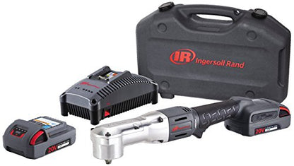 Ingersoll Rand W5330-K22 3/8" 20V Angle Cordless Impact Wrench 2 Battery Kit, 180 ft-lb Torque, Friction Ring Retainer - size: 3/8", style: 2 Battery Kit