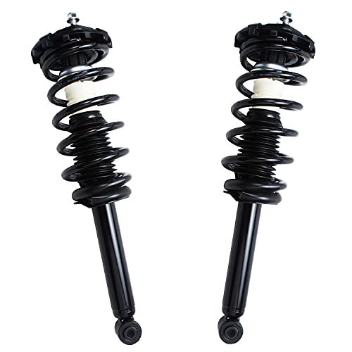 Detroit Axle - 2pc Rear Struts for 2000-2001 Infiniti I30, 2002-2004 I35, 2000-2003 Nissan Maxima, 2 Struts & Coil Spring Replacement Shocks Assembly - size: 171327 x2/PAIR